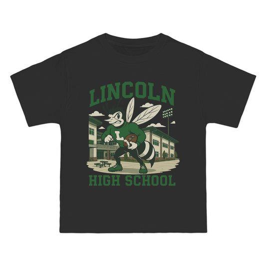 Lincoln High School Bee Short-Sleeve T-Shirt, Team Spirit Tee, School Pride Shirt, Graduation Gift, High School Reunion Apparel