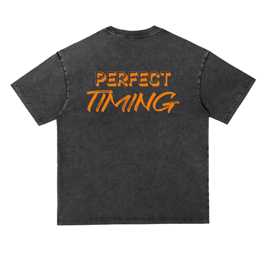 Shadeur Perfect Timing Snow Washed Oversize T-Shirt