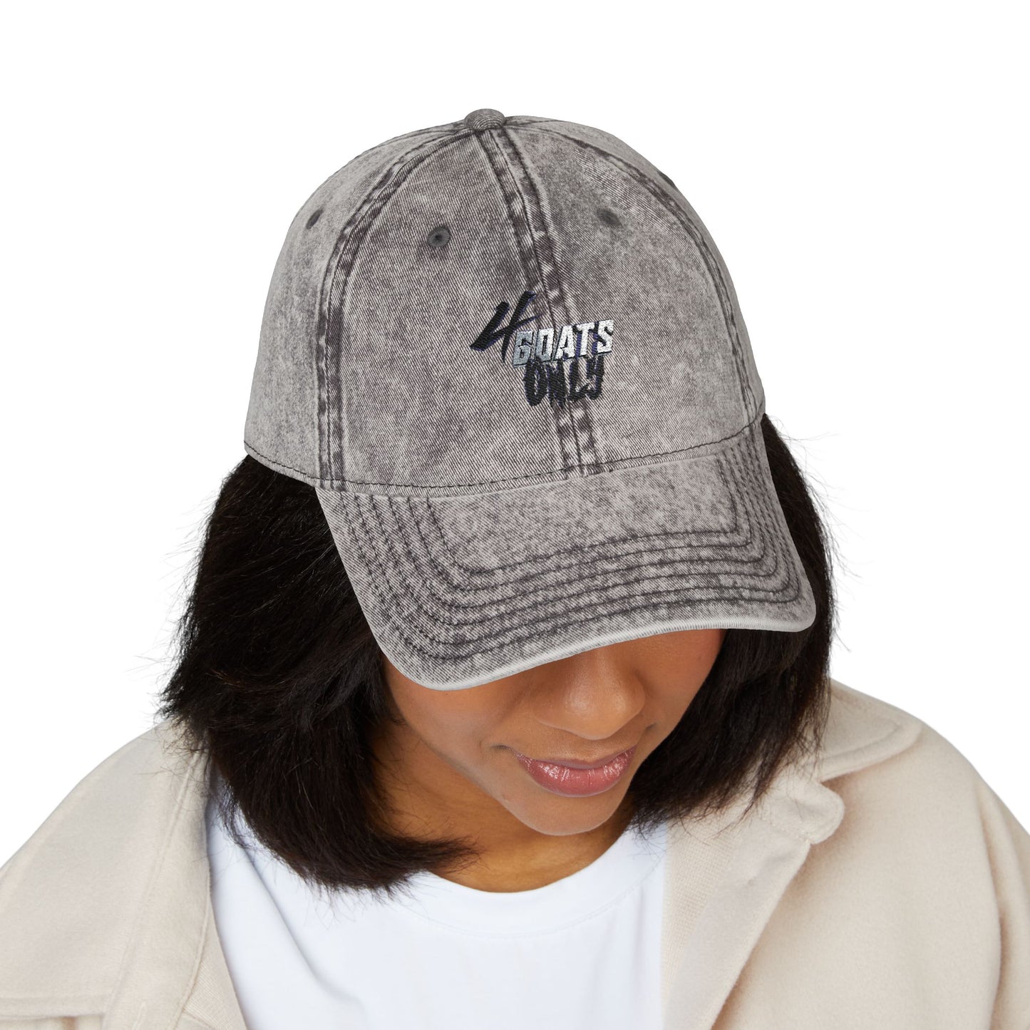 Unisex 4GO Vintage Embroidered Cap