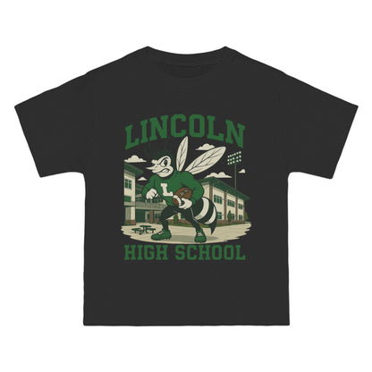 Lincoln High School Bee Short-Sleeve T-Shirt, Team Spirit Tee, School Pride Shirt, Graduation Gift, High School Reunion Apparel