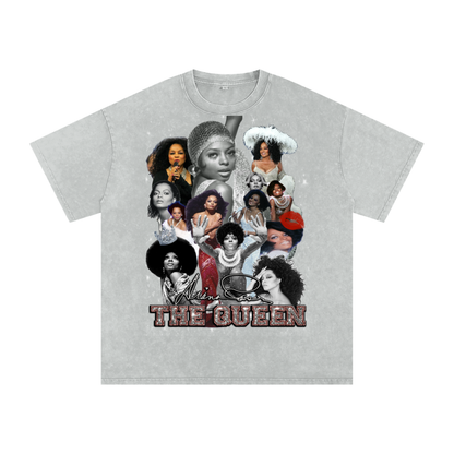Diana Ross Washed Oversized T-Shirt *Runs Small Go A Size Up*!!!
