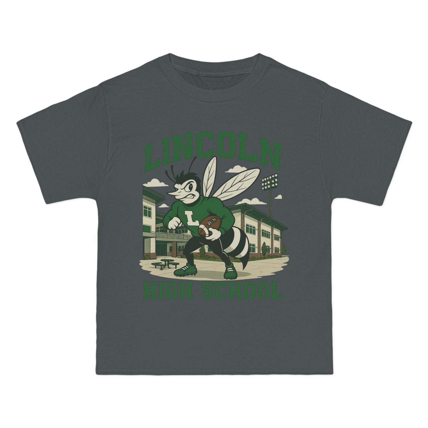 Lincoln High School Bee Short-Sleeve T-Shirt, Team Spirit Tee, School Pride Shirt, Graduation Gift, High School Reunion Apparel