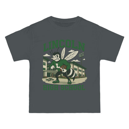 Lincoln High School Bee Short-Sleeve T-Shirt, Team Spirit Tee, School Pride Shirt, Graduation Gift, High School Reunion Apparel