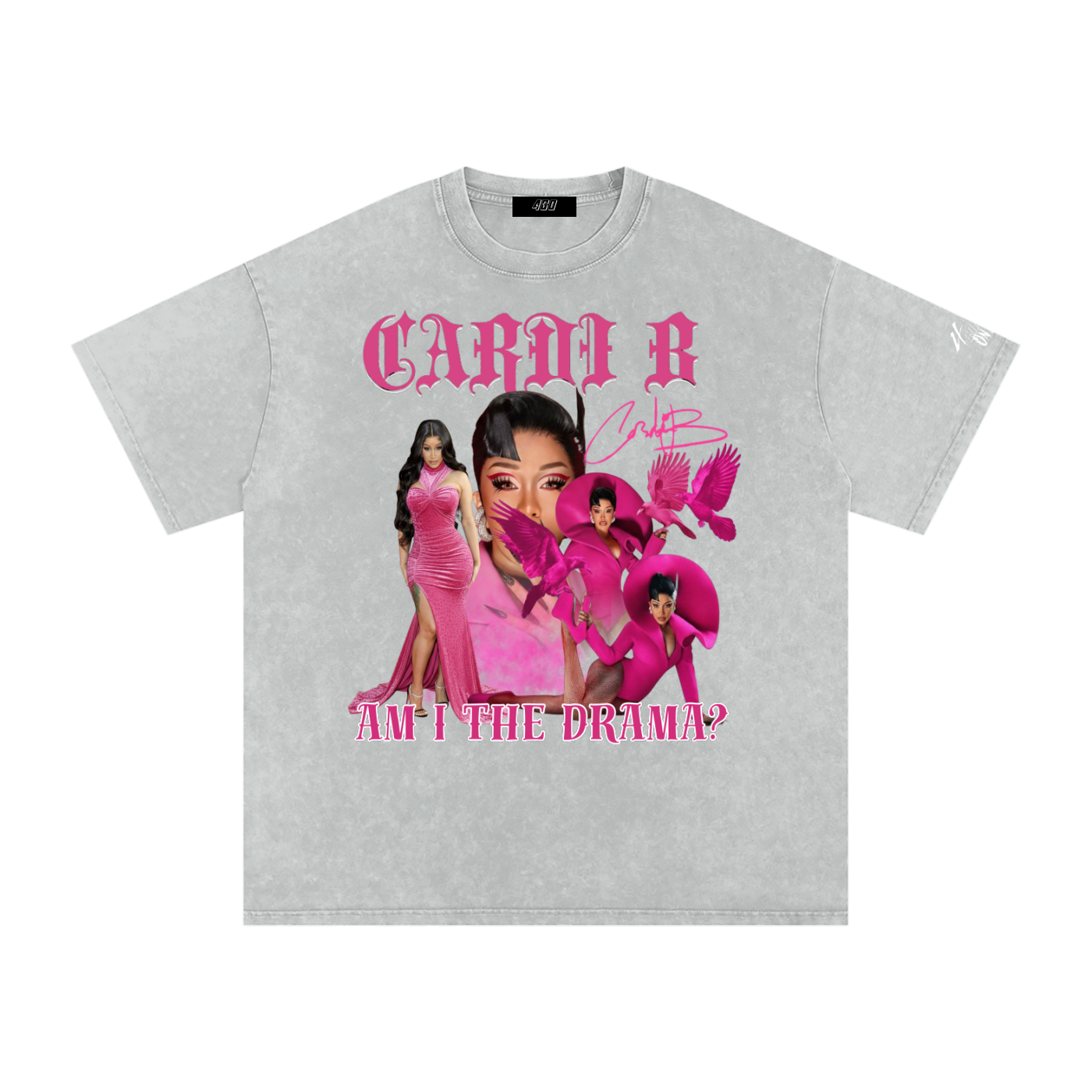 Cardi Am I The Drama Graphic Tee 2