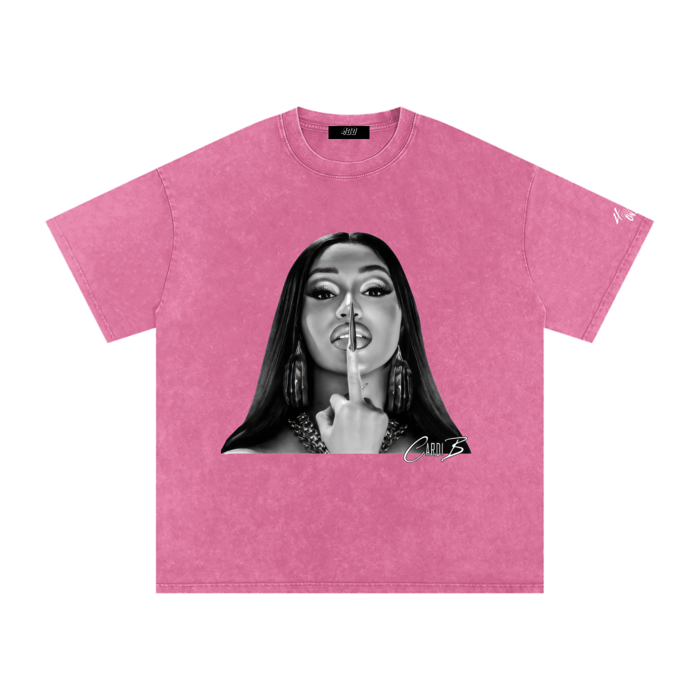 Cardi Face Graphic Tee
