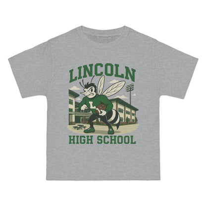 Lincoln High School Bee Short-Sleeve T-Shirt, Team Spirit Tee, School Pride Shirt, Graduation Gift, High School Reunion Apparel