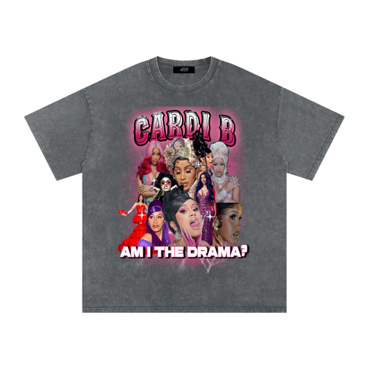 Cardi B Am I The Drama Oversized Tee