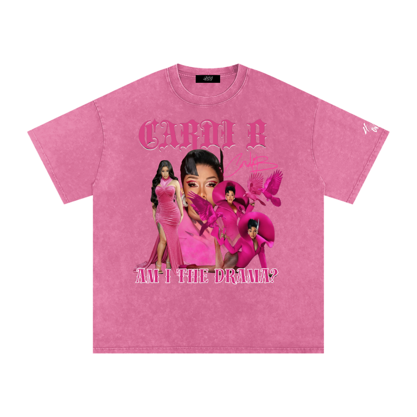 Cardi Am I The Drama Graphic Tee 2