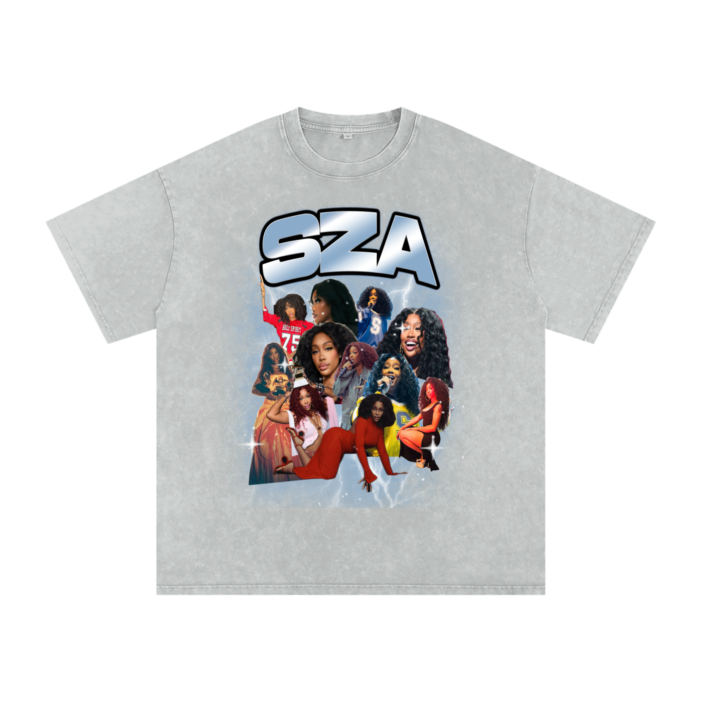 SZA Oversized Cotton Tee