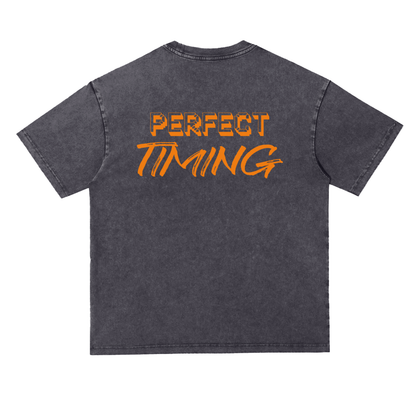 Shadeur Perfect Timing Snow Washed Oversize T-Shirt