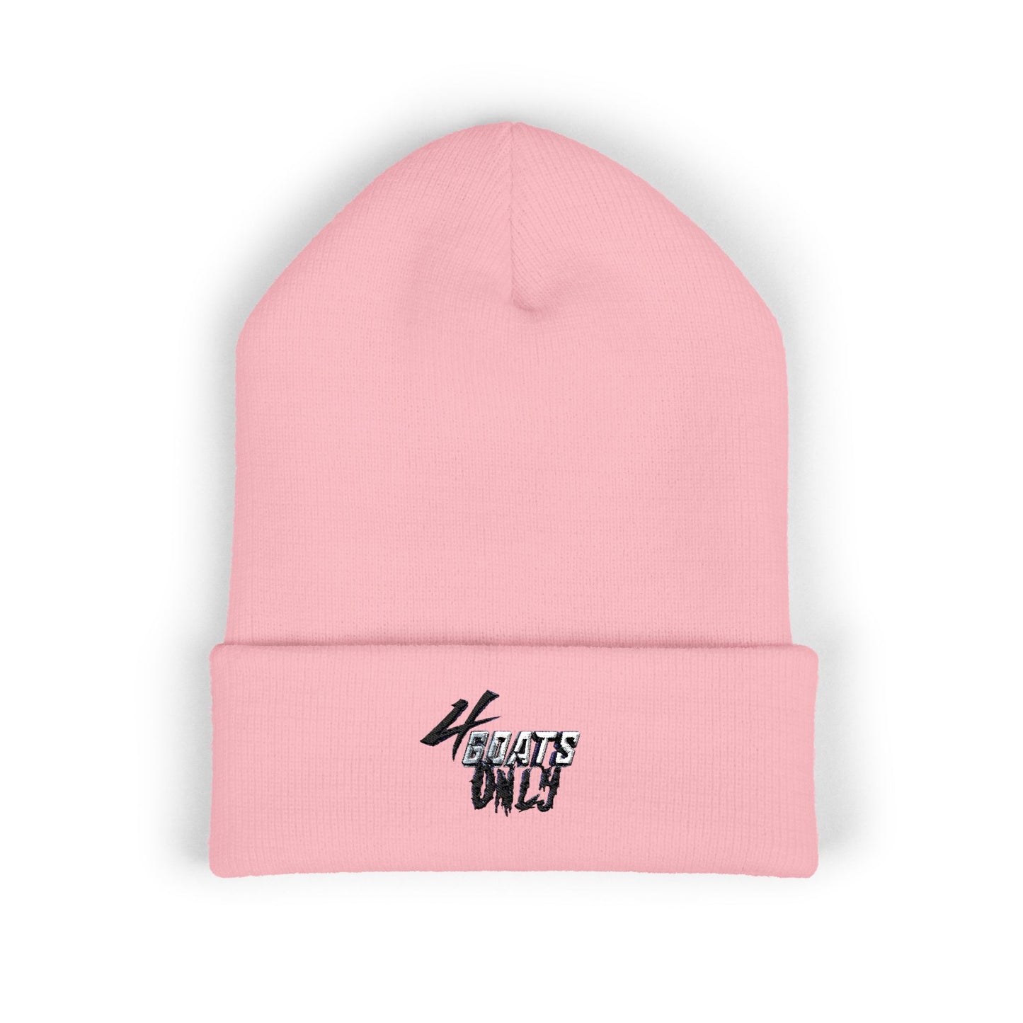 4GO Cuffed Beanie with Embroidery - Cozy, Stylish Winter Hat, Perfect for Gifting, Streetwear, Casual Outfits, Cold Weather Wear