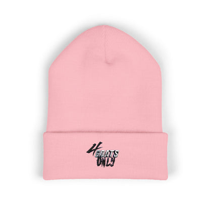 4GO Cuffed Beanie with Embroidery - Cozy, Stylish Winter Hat, Perfect for Gifting, Streetwear, Casual Outfits, Cold Weather Wear