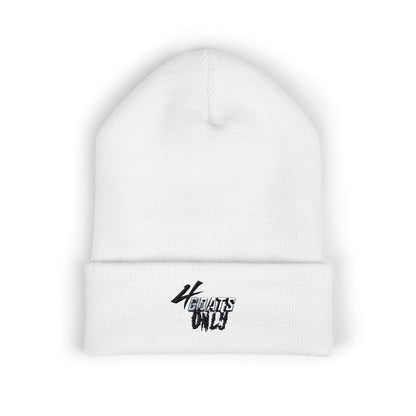 4GO Cuffed Beanie with Embroidery - Cozy, Stylish Winter Hat, Perfect for Gifting, Streetwear, Casual Outfits, Cold Weather Wear