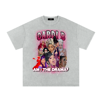 Cardi B Am I The Drama Oversized Tee