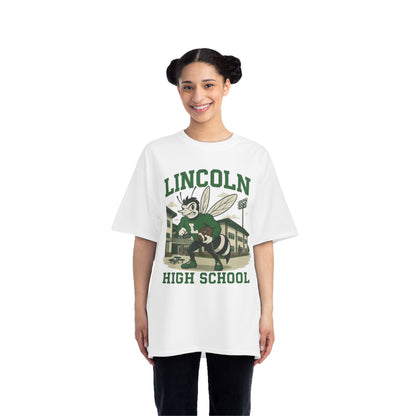 Lincoln High School Bee Short-Sleeve T-Shirt, Team Spirit Tee, School Pride Shirt, Graduation Gift, High School Reunion Apparel