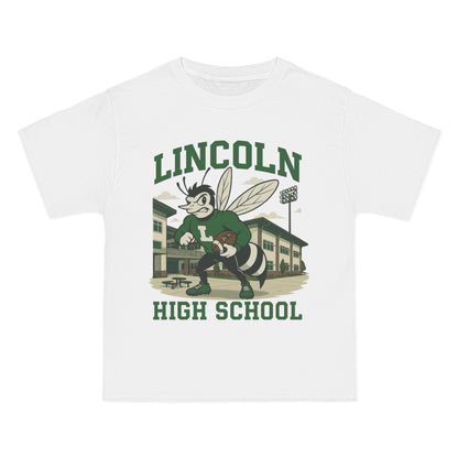 Lincoln High School Bee Short-Sleeve T-Shirt, Team Spirit Tee, School Pride Shirt, Graduation Gift, High School Reunion Apparel