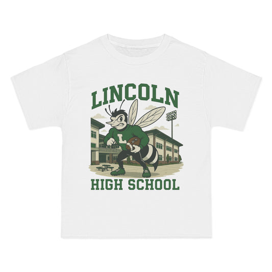 Lincoln High School Bee Short-Sleeve T-Shirt, Team Spirit Tee, School Pride Shirt, Graduation Gift, High School Reunion Apparel
