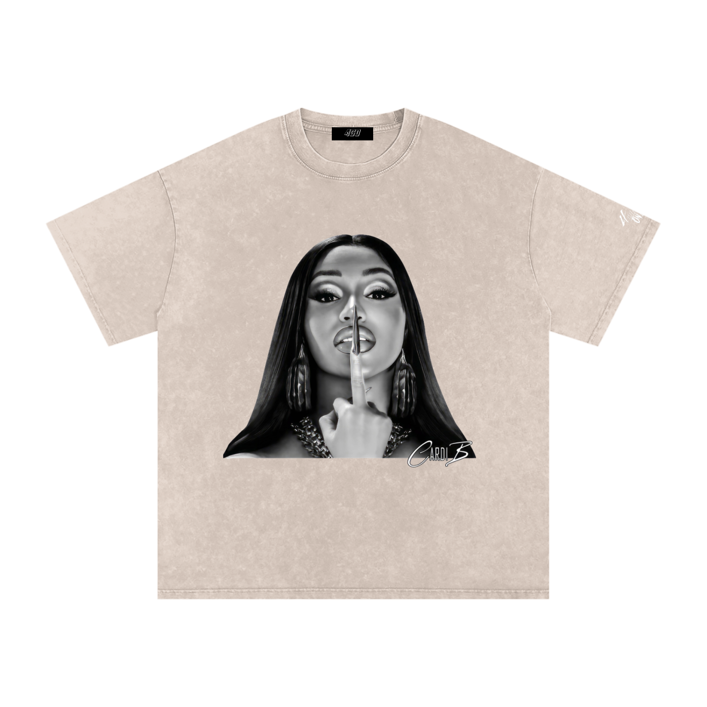 Cardi Face Graphic Tee
