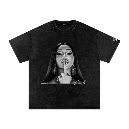 Cardi Face Graphic Tee