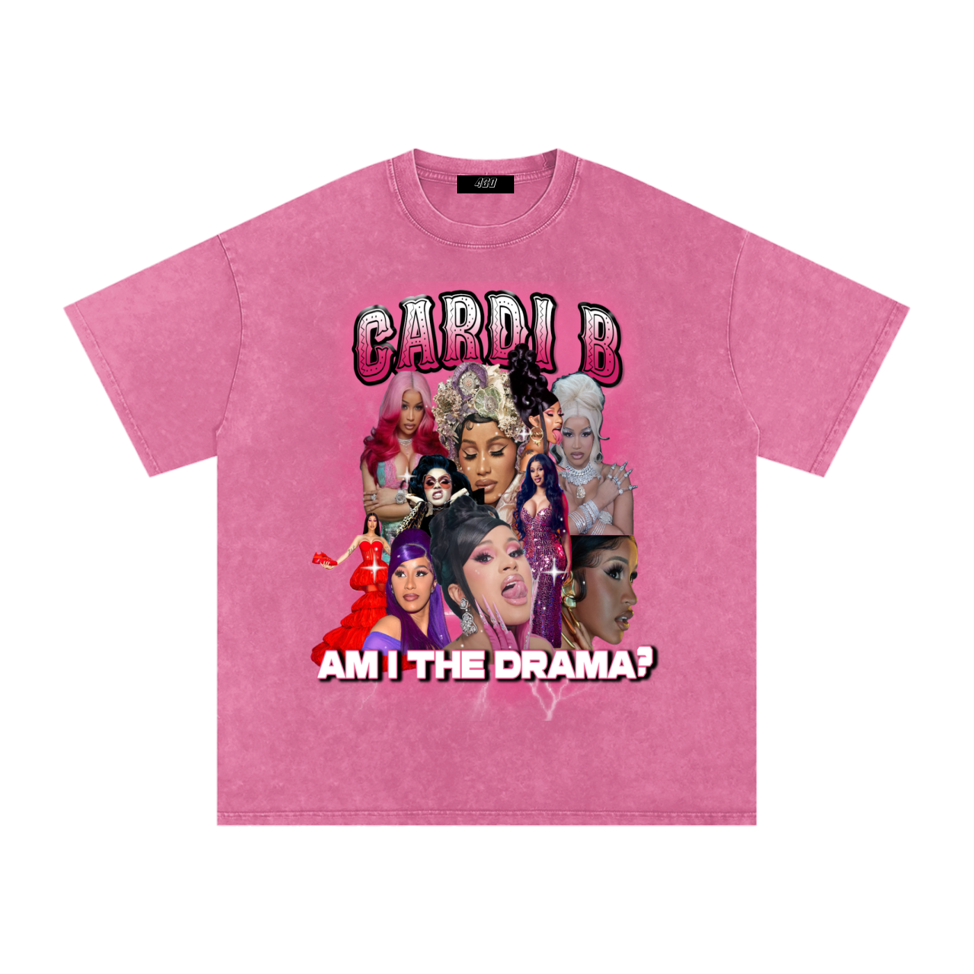 Cardi B Am I The Drama Oversized Tee