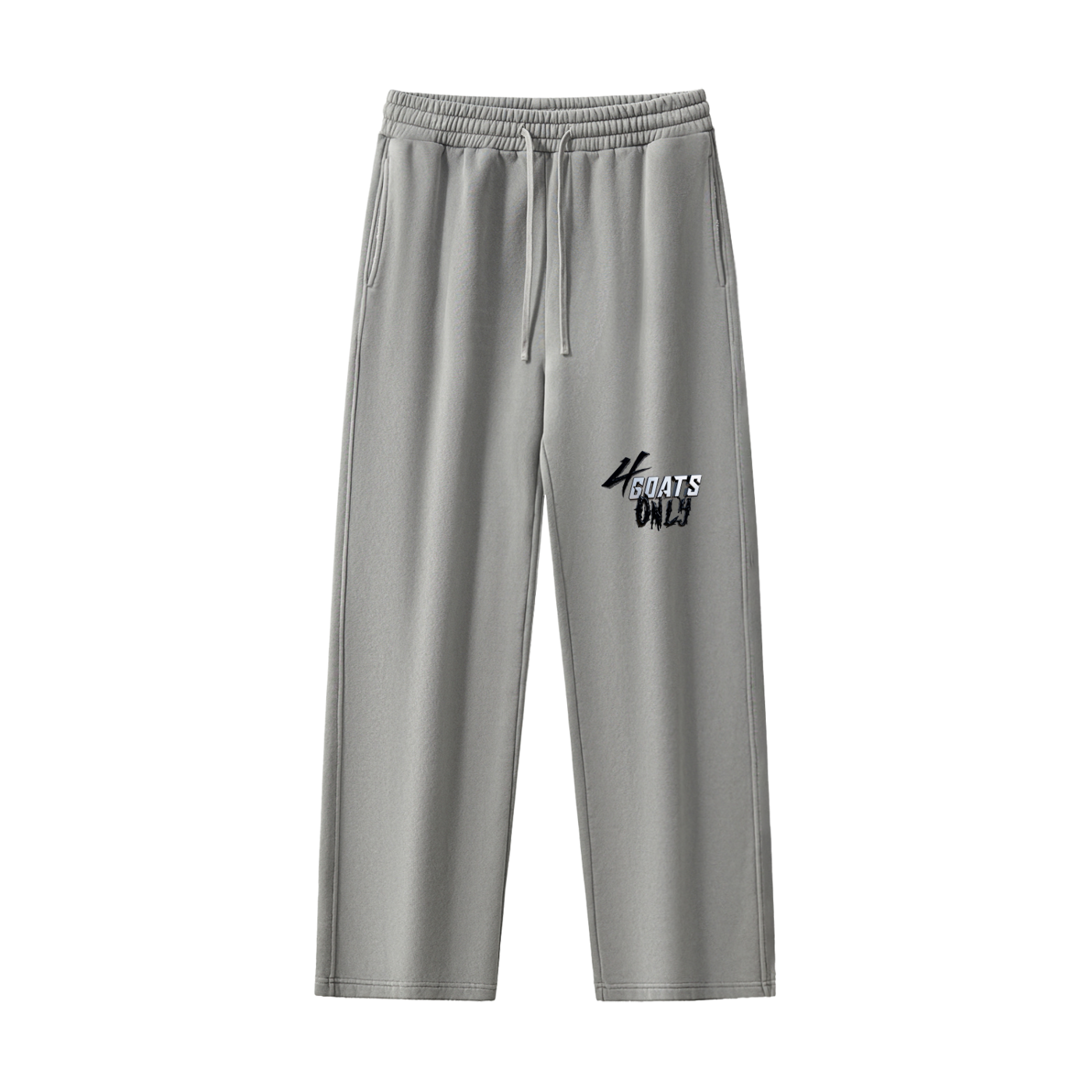 Frayed Enzyme Washed Fleece Sweatpants