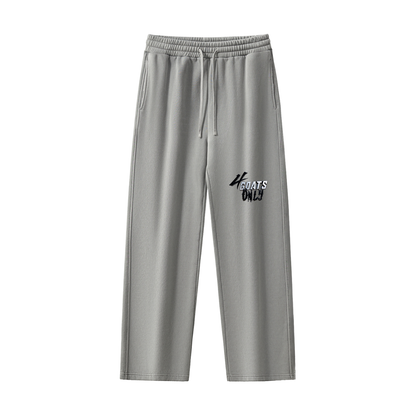 Frayed Enzyme Washed Fleece Sweatpants