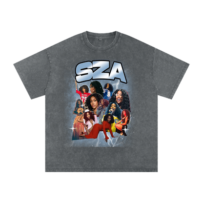 SZA Oversized Cotton Tee