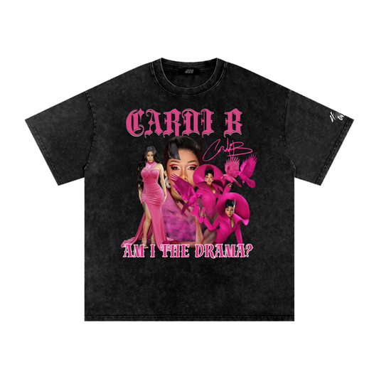 Cardi Am I The Drama Graphic Tee 2