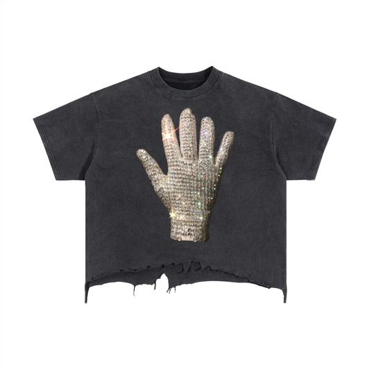 Michael GLOVE Wash Boxy Hem T-Shirt