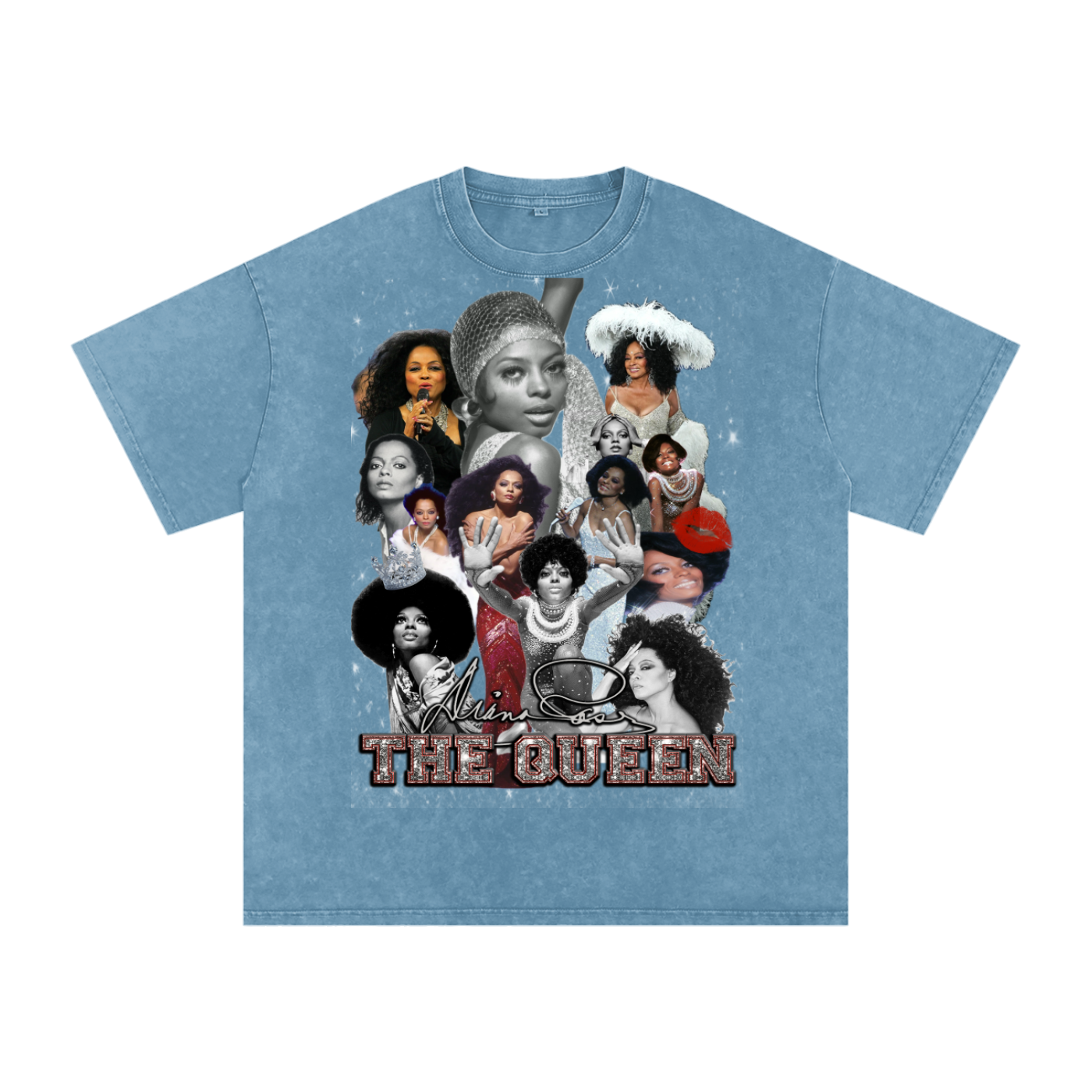 Diana Ross Washed Oversized T-Shirt *Runs Small Go A Size Up*!!!