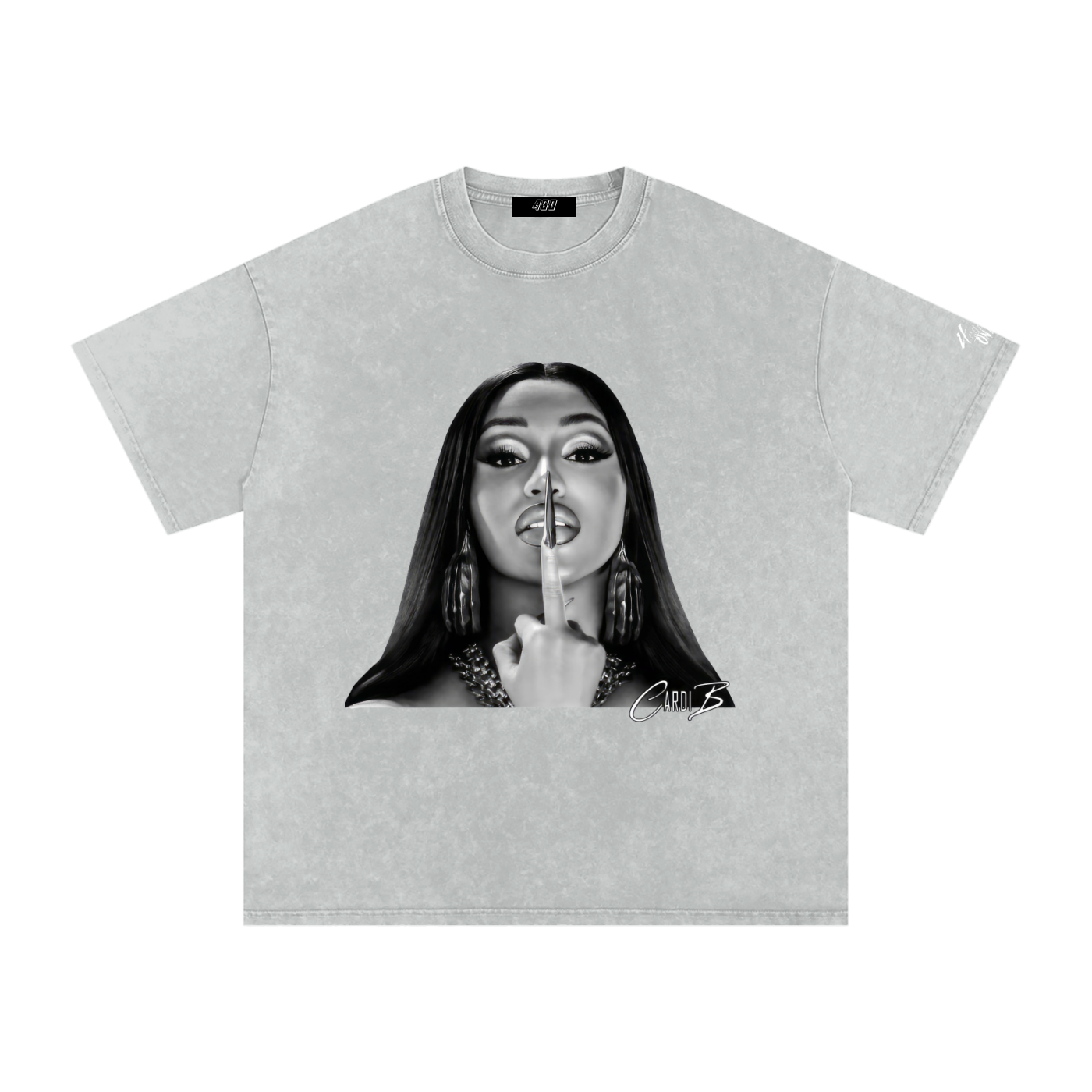 Cardi Face Graphic Tee