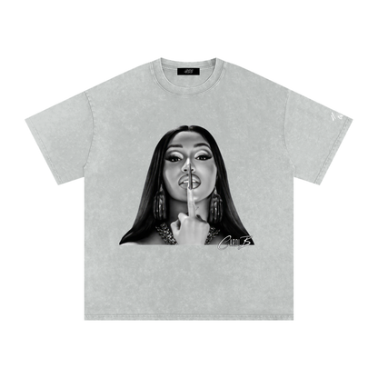 Cardi Face Graphic Tee