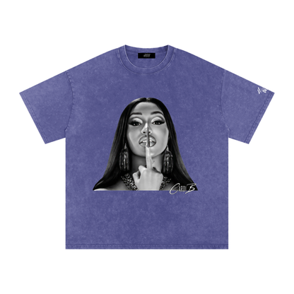 Cardi Face Graphic Tee