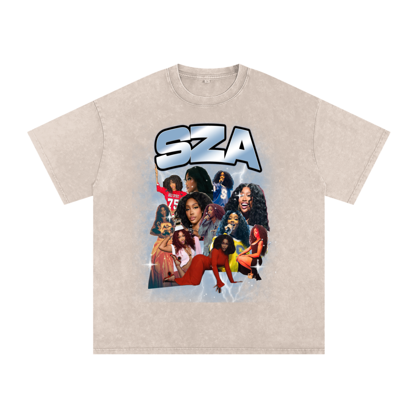 SZA Oversized Cotton Tee
