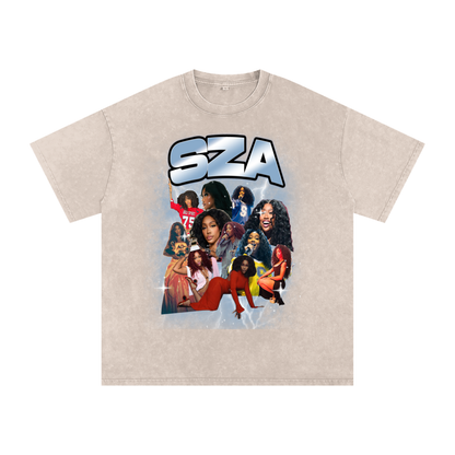 SZA Oversized Cotton Tee