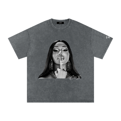 Cardi Face Graphic Tee