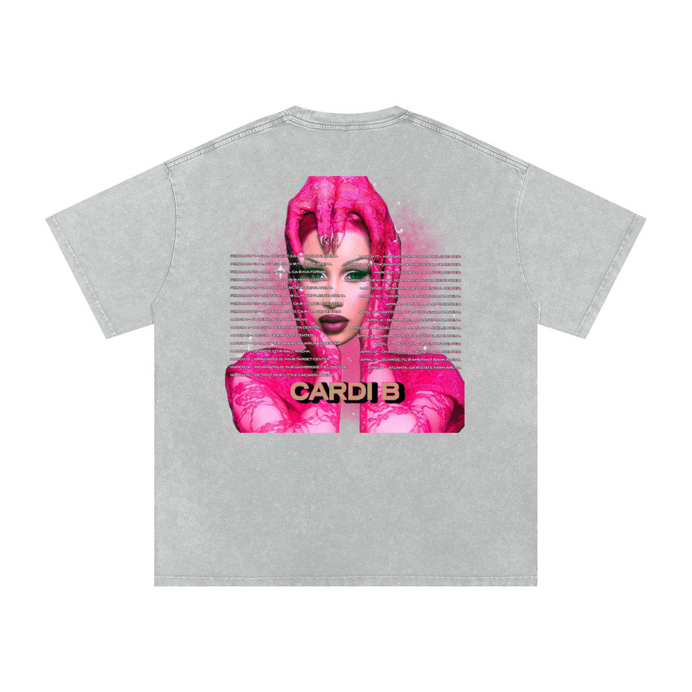 Cardi B Am I The Drama Oversized Tee