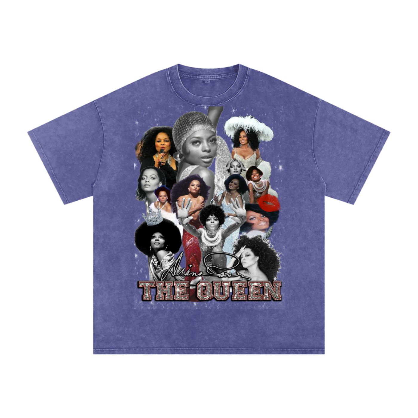 Diana Ross Washed Oversized T-Shirt *Runs Small Go A Size Up*!!!
