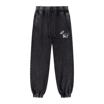 Snow Wash Heavyweight Jogged Sweatpants
