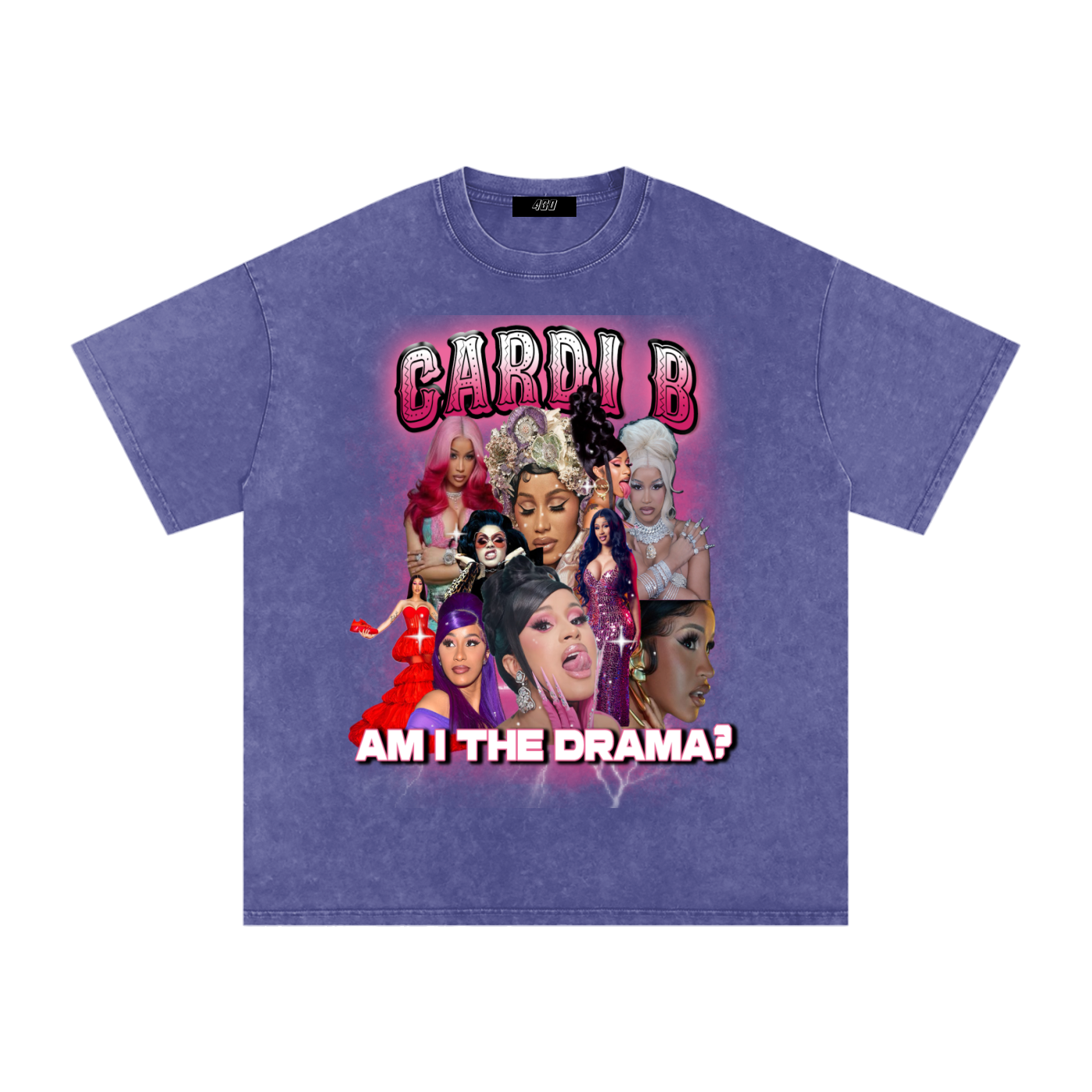 Cardi B Am I The Drama Oversized Tee
