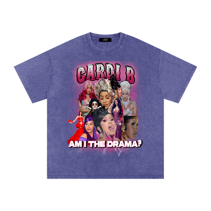 Cardi B Am I The Drama Oversized Tee