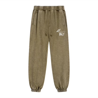 Snow Wash Heavyweight Jogged Sweatpants
