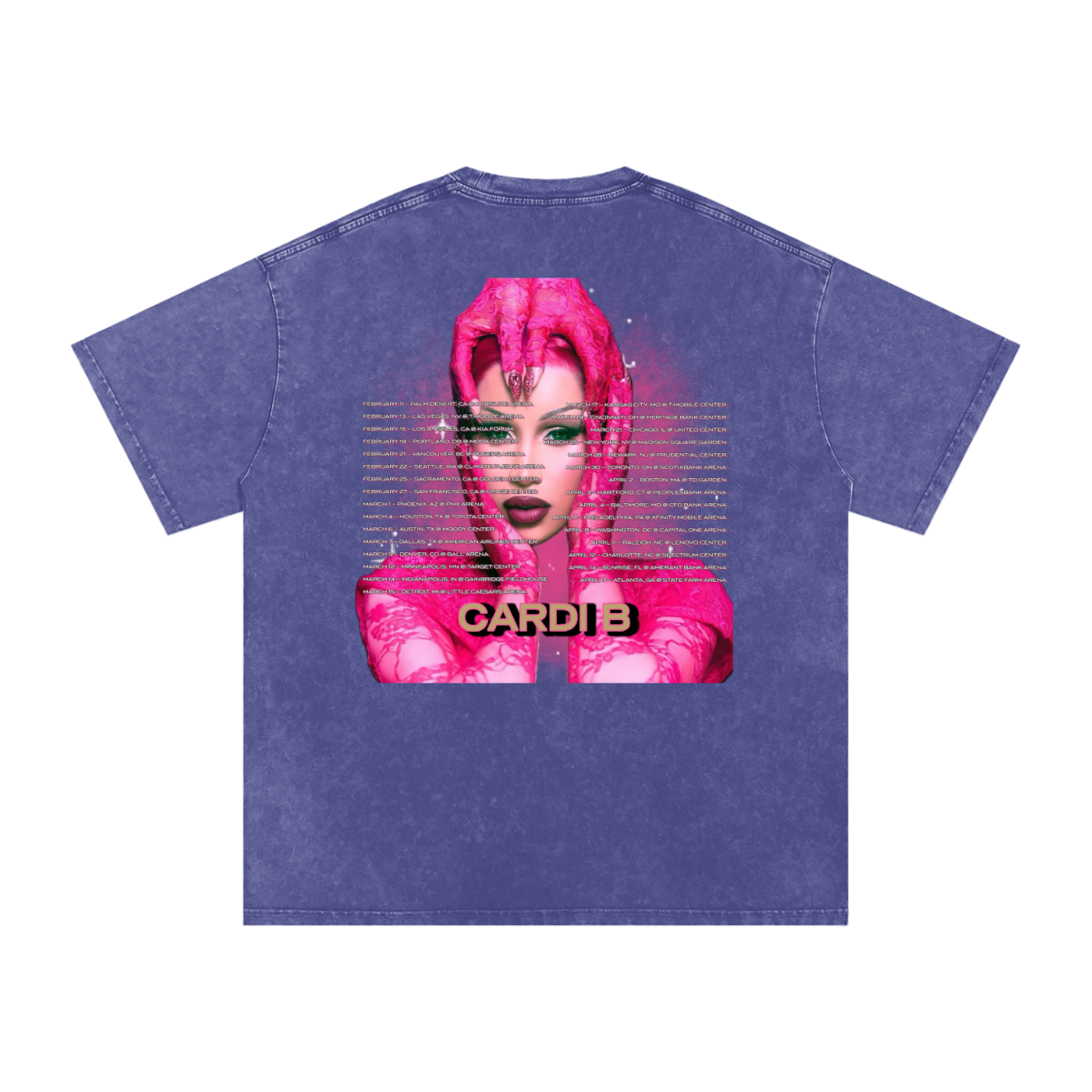 Cardi B Am I The Drama Oversized Tee