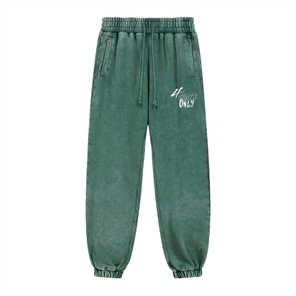 Snow Wash Heavyweight Jogged Sweatpants