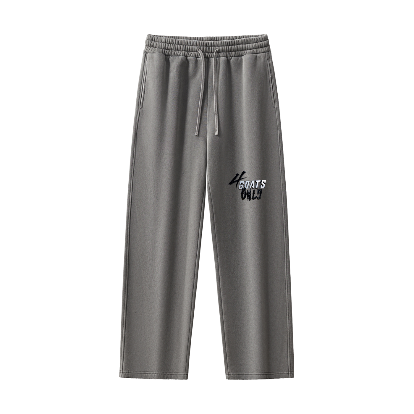 Frayed Enzyme Washed Fleece Sweatpants