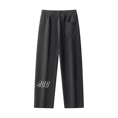 Frayed Enzyme Washed Fleece Sweatpants